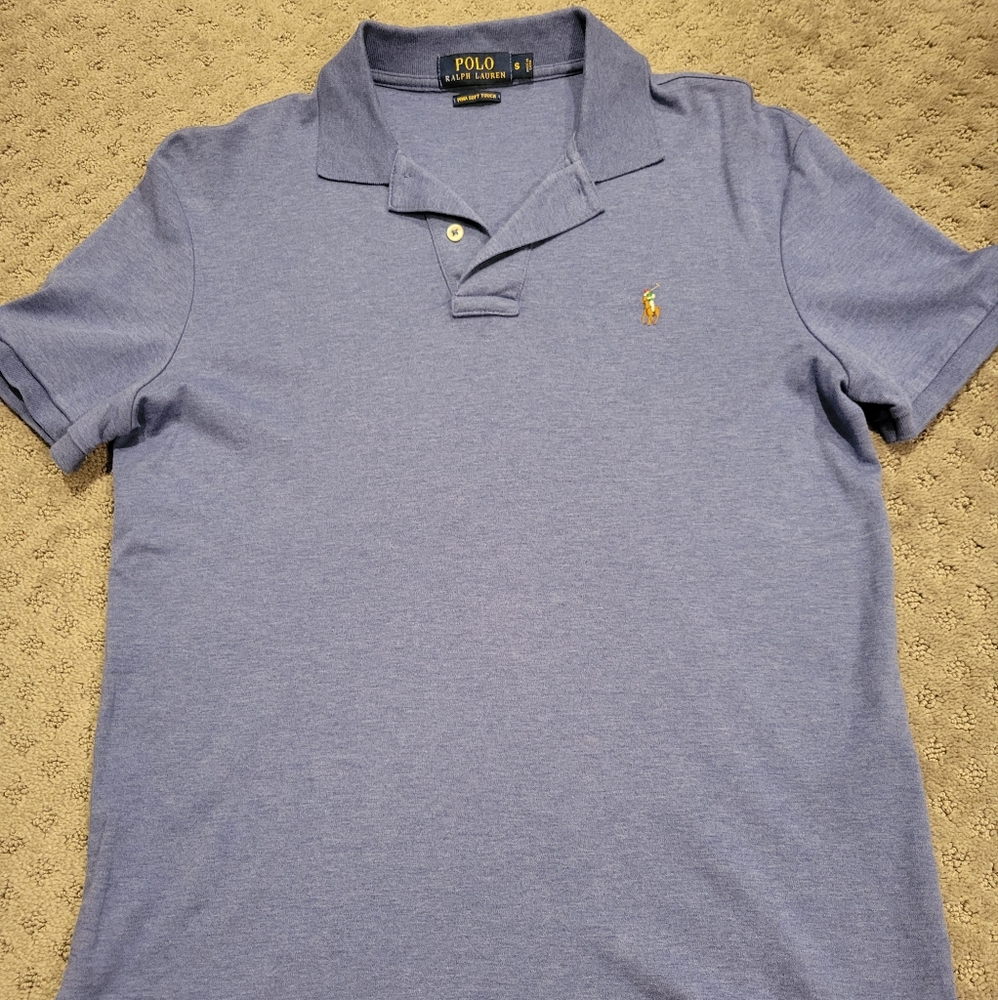 Men's Blue Ralph Lauren Polo Shirt - Size Small - Like New